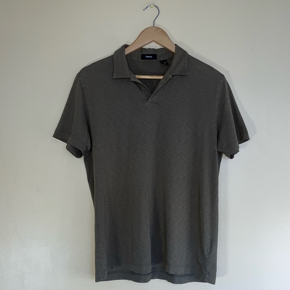 Theory Cotton Polo Shirt